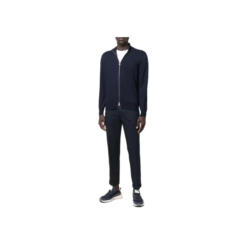 Brunello Cucinelli Zipped Knitted Cardigan-2