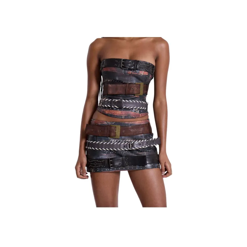 Jaded London T Shirt Women's Brown-3