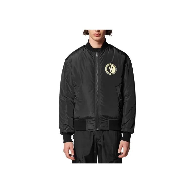 VERSACE Jackets Coats Men's Black Gold-4