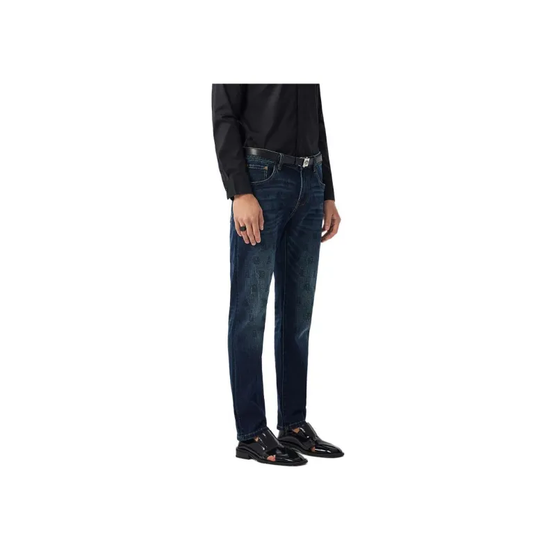 DEGAIA Jeans Men's Dark Denim Blue-2