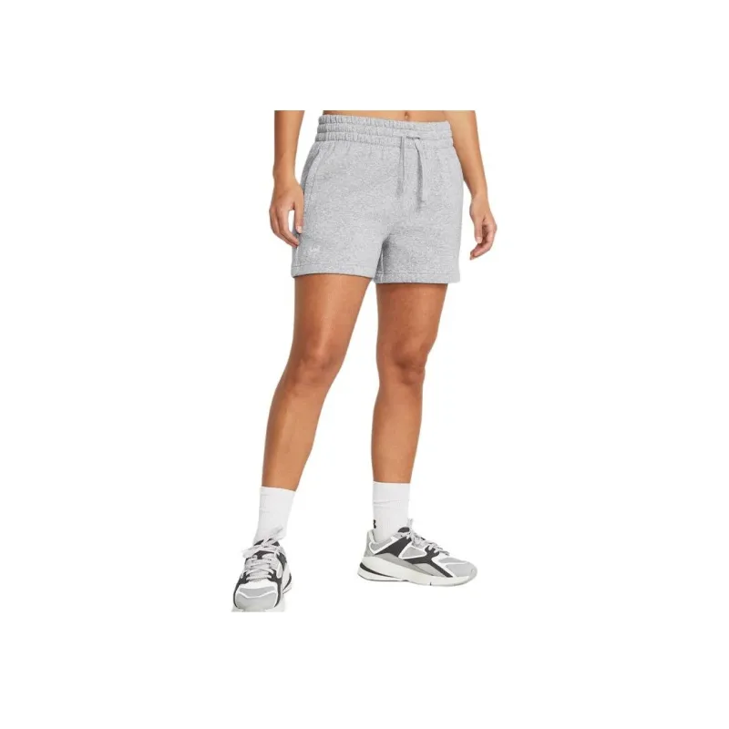 Under Armour Rival Fleece Shorts Casual Shorts Women's Light Gray-3