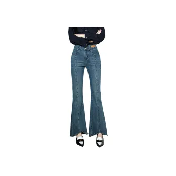 SMEN Jeans Women's Denim Blue