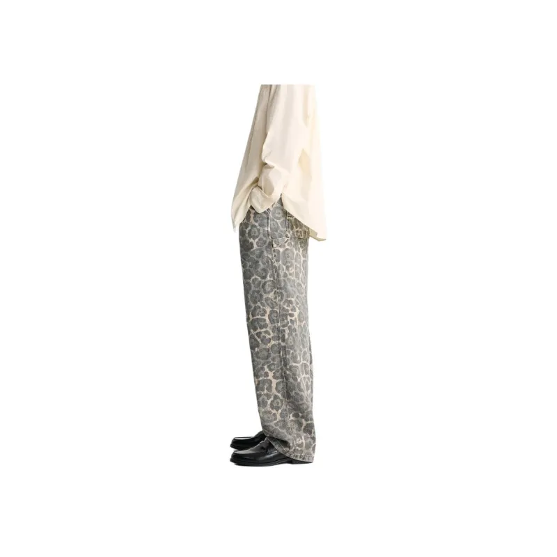 ZARA Casual Pants Men's Leopard Print-2