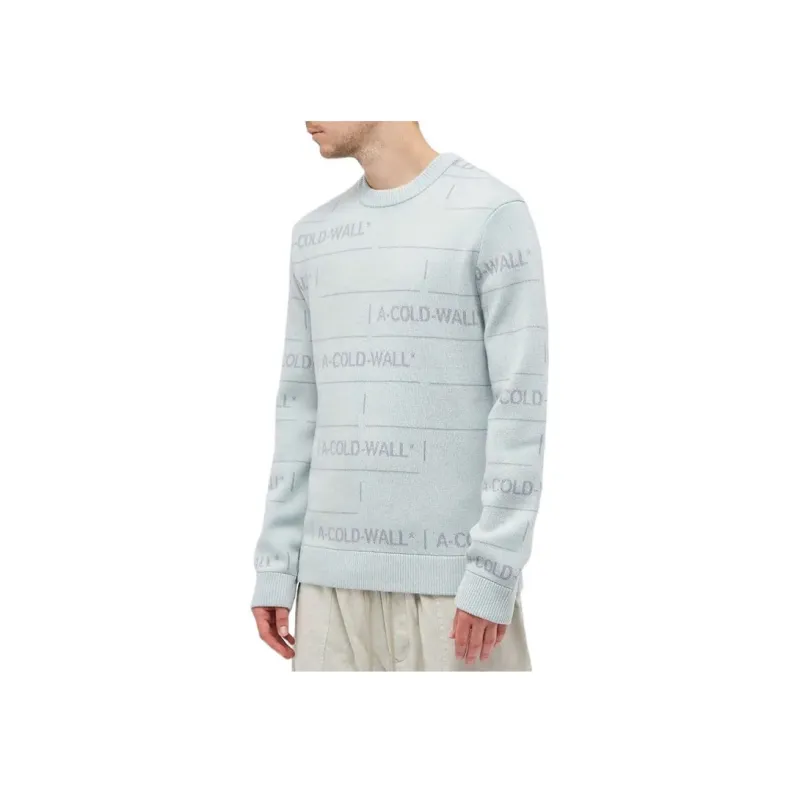 A COLD WALL* Chain Jacquard Crewneck Knit Jumper-4