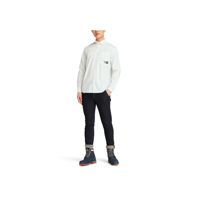 Timberland Shirts Men White-2