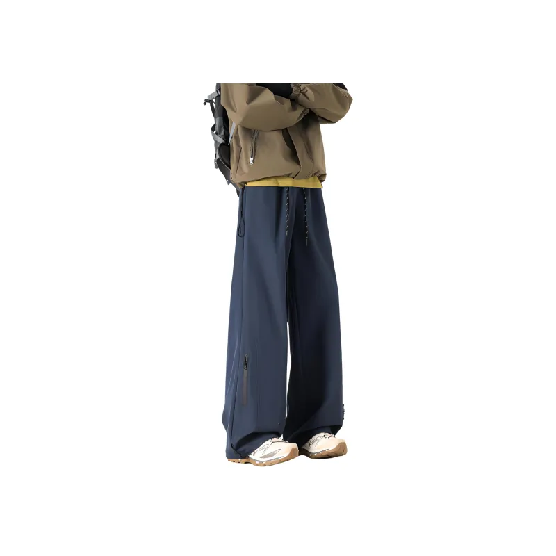 TESTUNG Casual Pants Unisex Classic Black-18