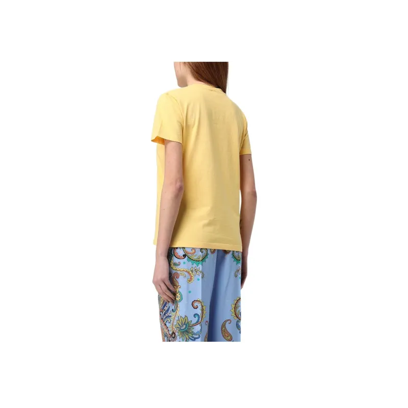 ETRO Pegaso Embroidered Crewneck T Shirt-0