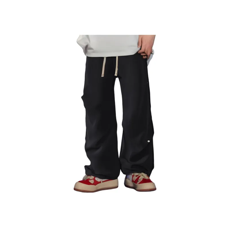 Tre Club Casual Pants Unisex Black-2