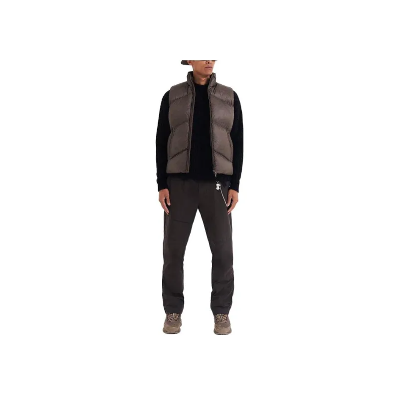 REPRESENT High Neck Zipped Padded Vest-1