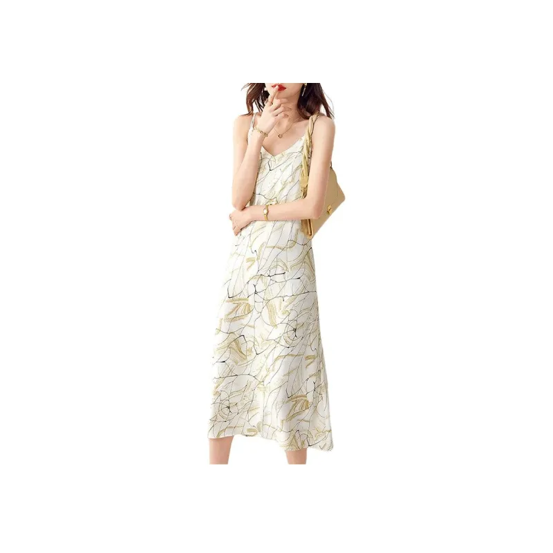 SENTUBILA Slip Dresses Women's-19