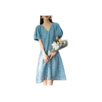 【dme】 Short Sleeved Dress Women's