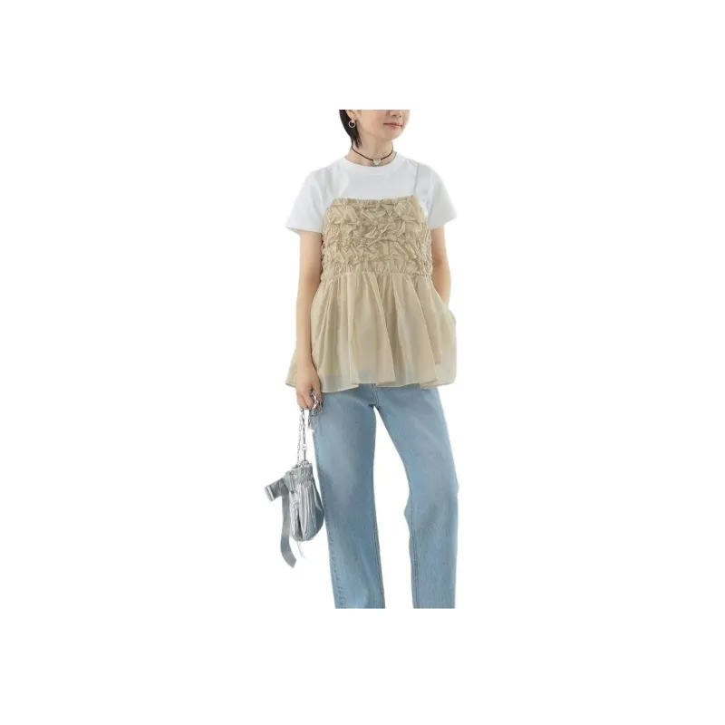 Beams Tank Tops Women's-6