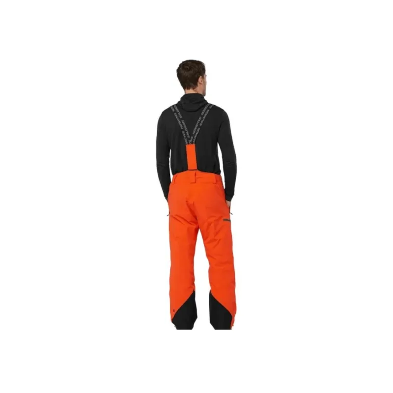 SALOMON BRILLIANT FW24 Ski Pants Men's Tomato Red-1