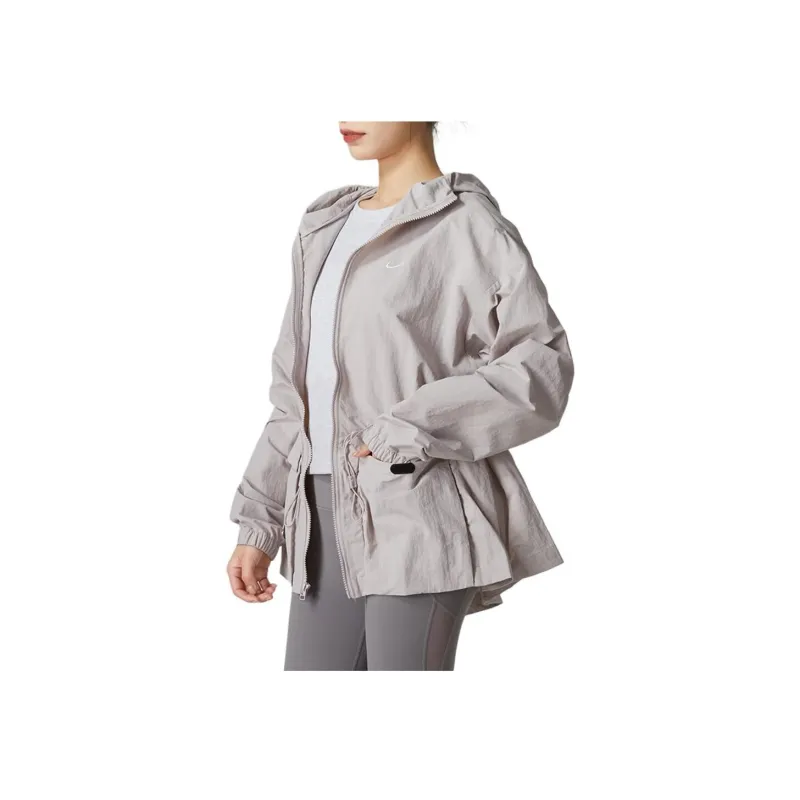 Nike Sportswear Everything Wovens Jackets & Coats Women's White Gold Purple-3