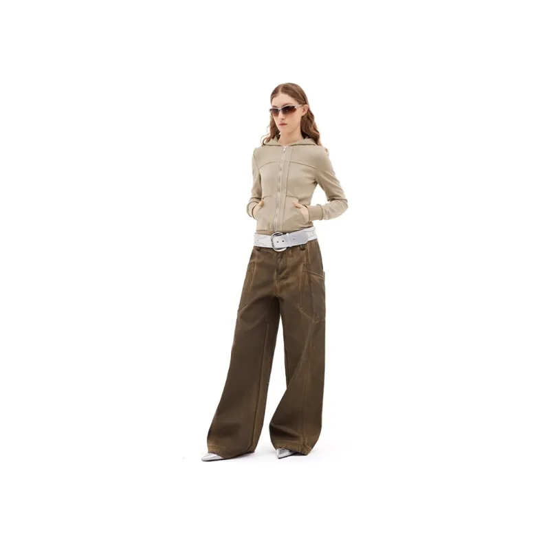 Universal Templates Jeans Unisex Brown-2