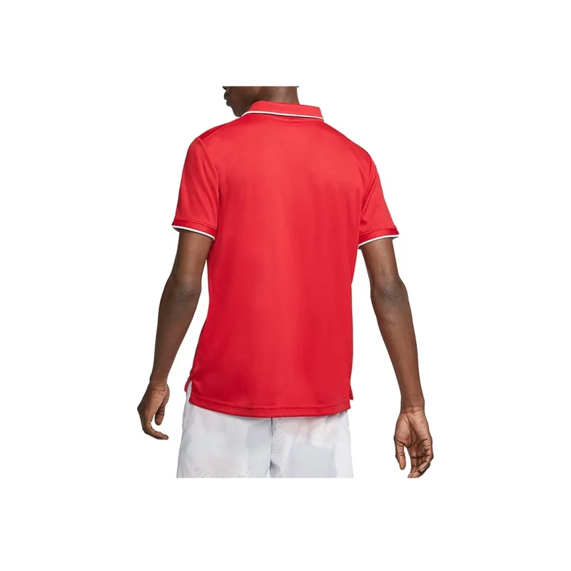 Nike T Shirts Men Red White-3
