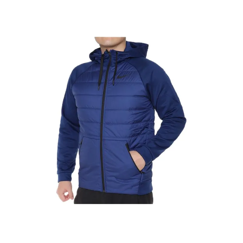 Nike Puffer Jackets Men Blue-1
