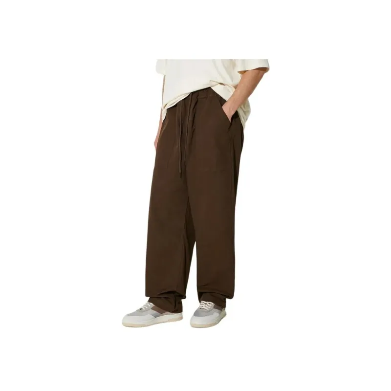 Vans Casual Pants Unisex Brown-4