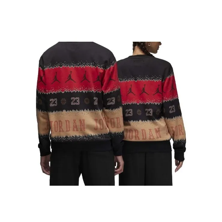 Jordan Essentials Holiday Sweatshirt Unisex Gym Red-2