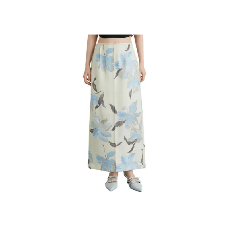 Lily Brown Casual Long Skirts Women's-1