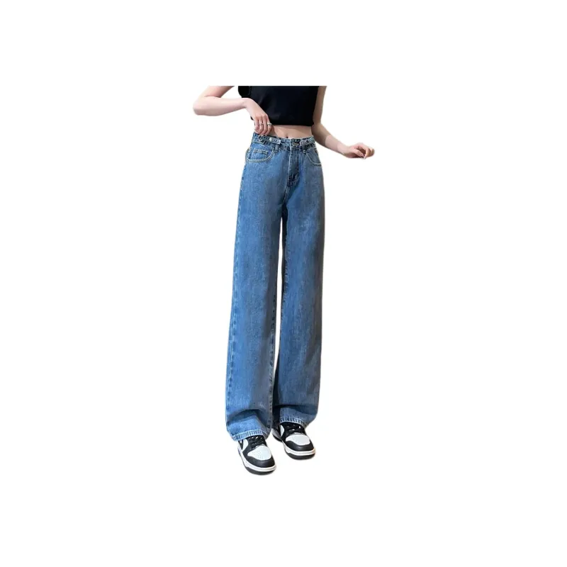 Tonlion Jeans Women's Moon White Blue-0