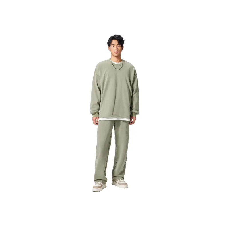 Bodydream Sweatshirts Unisex Gray Green-2