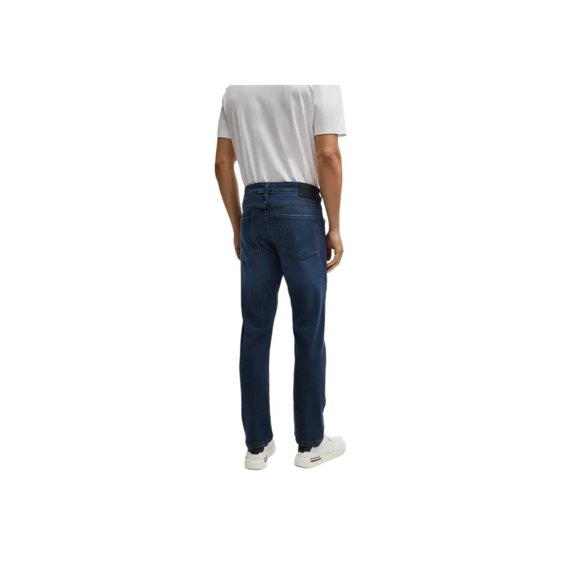 HUGO BOSS Logo patch Five pocket Slim cut Jeans-2