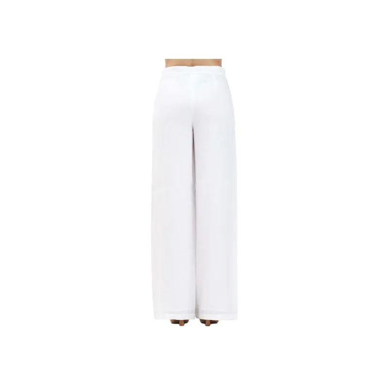 MaxMara Studio Casual Pants Women's White-3