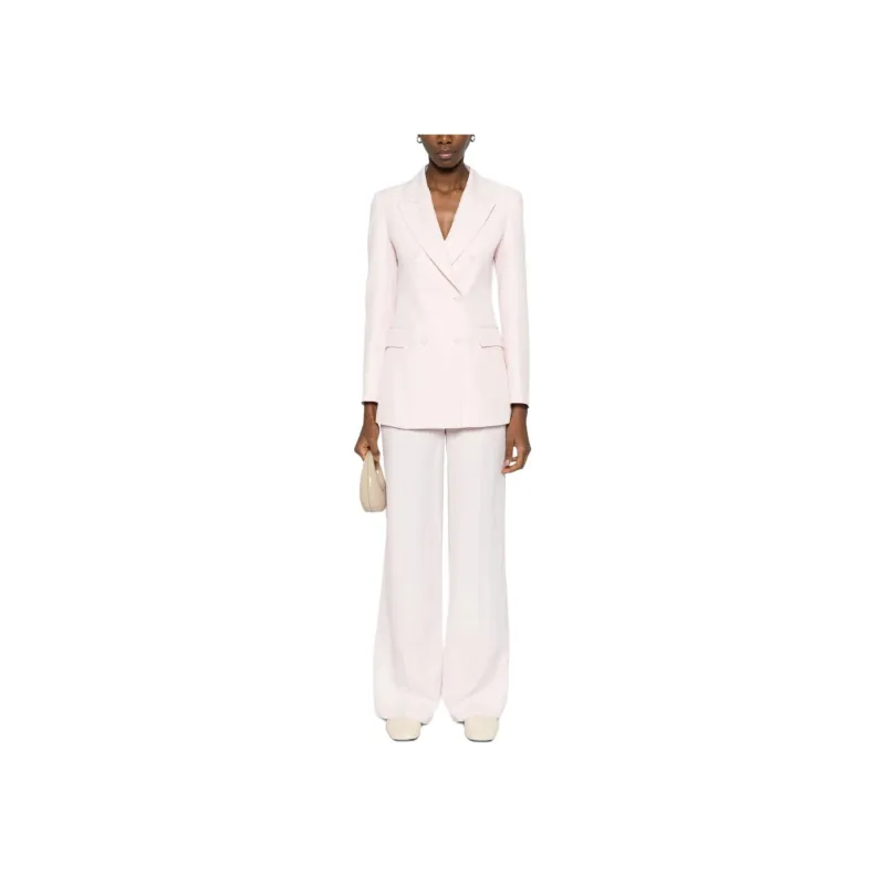 Moncler Suit Trouser Women's Peach Pink-1
