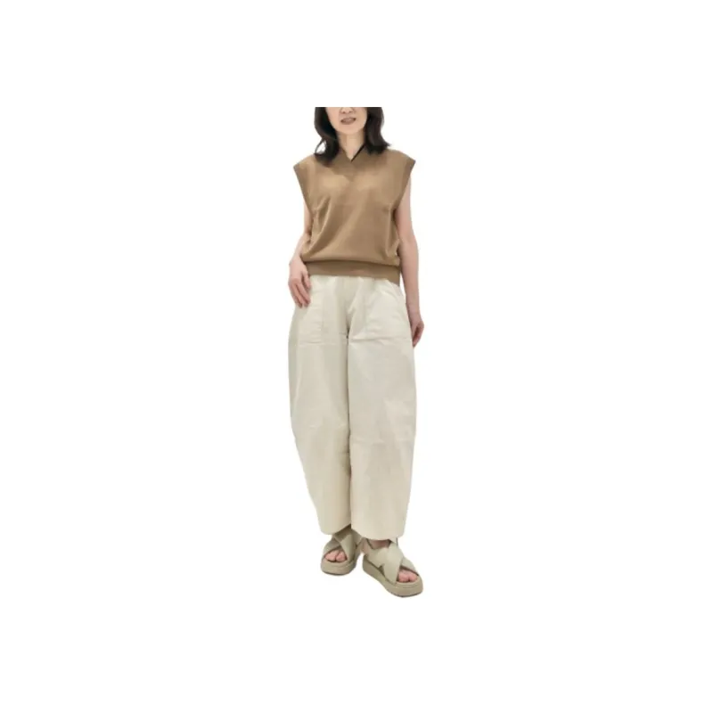 UNIQLO x Clare Waight Keller C Collection SS25 Casual Pants Women's Light Skin-2