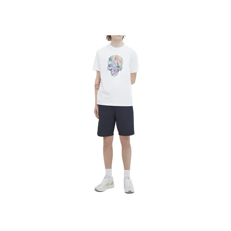 Paul Smith Skull Printed Crewneck T Shirt-1