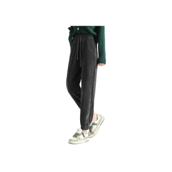 Ya Sheep People Casual Pants Women's Dark Gray Tall Height 164 Cm And Above
