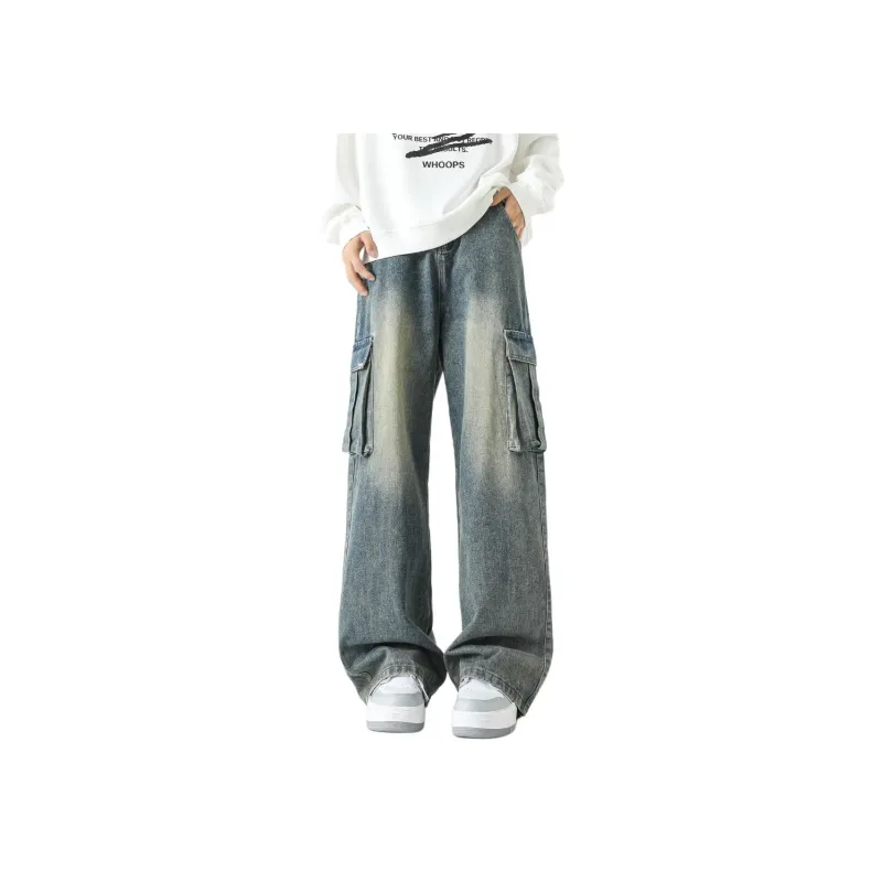 Qnxeey Jeans Unisex-6
