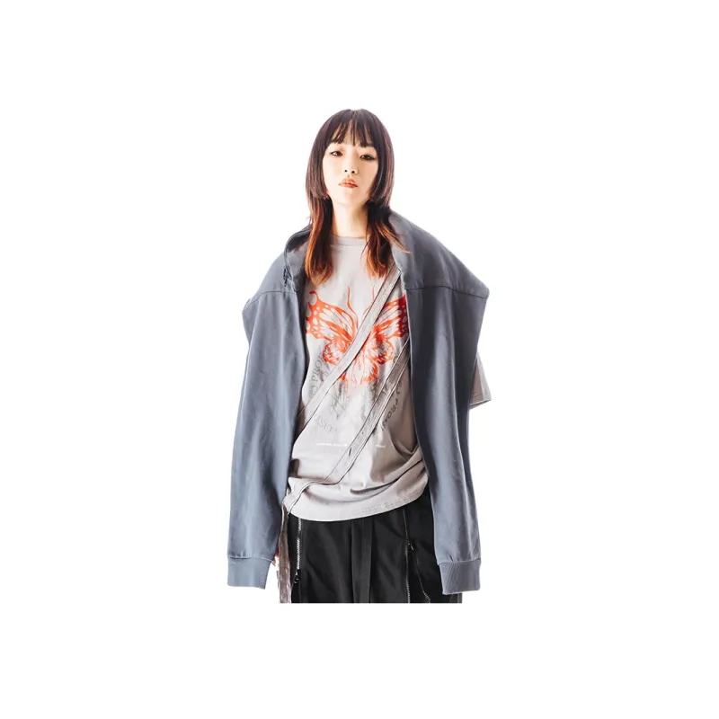 FLOAT T Shirts Unisex Light Gray-2
