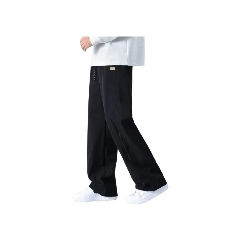 Small Columns Under The Sea Cargo Pants Unisex Black-3