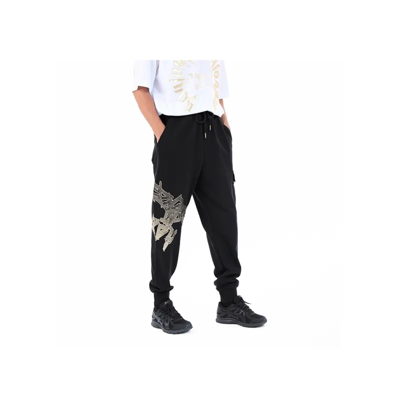 Boy London Casual Pants Unisex Black-5