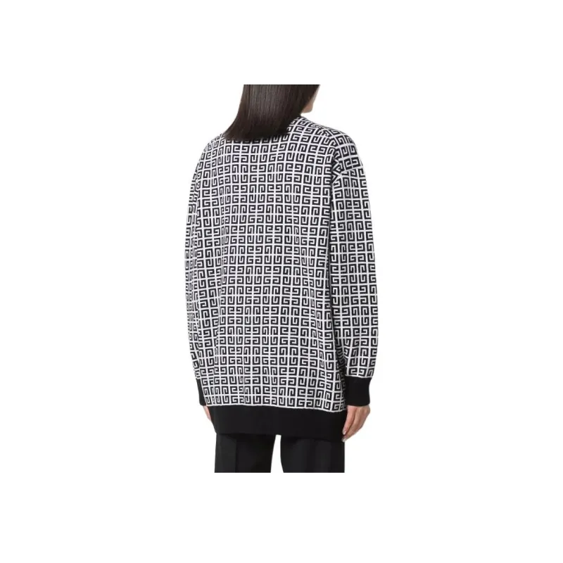 GIVENCHY SS22 Sweater Women's Black White-2