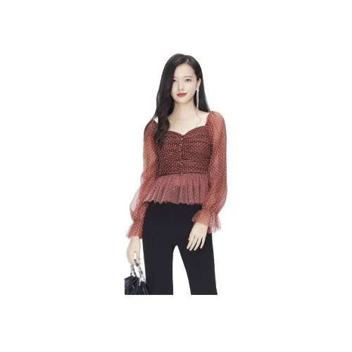 에뮤 카라멜 여성 셔츠