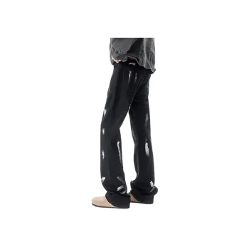 WARNING LIGHT Jeans Unisex Black