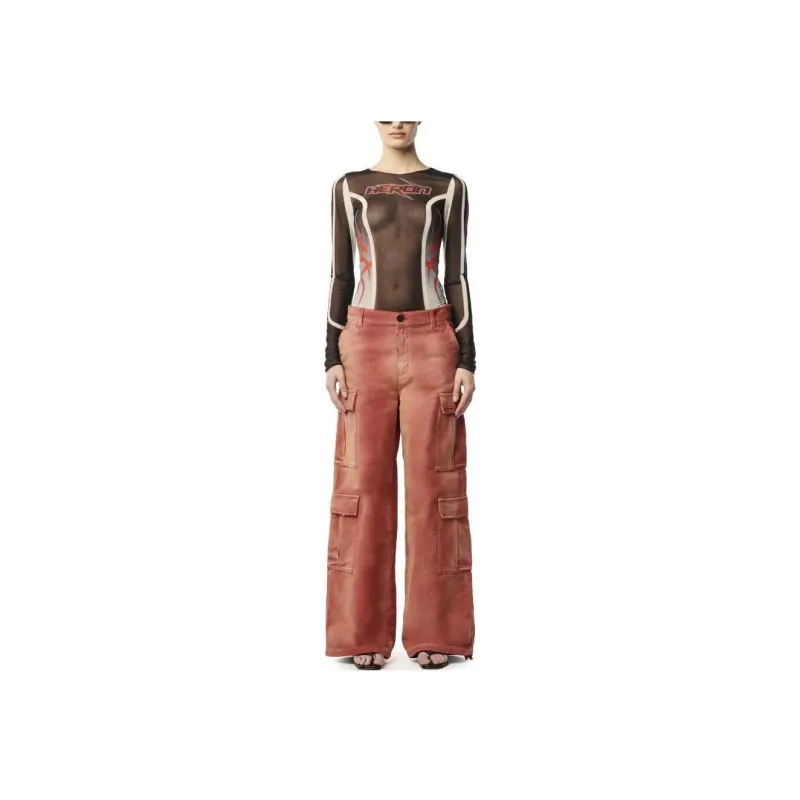 HERON PRESTON Distressed effect Cargo Pants-2