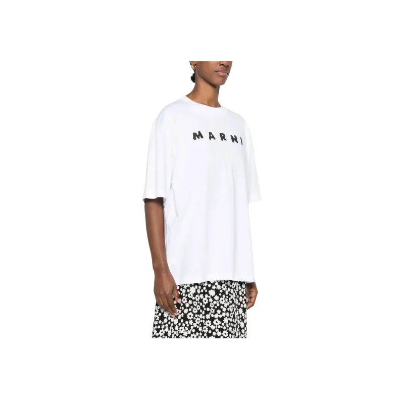 MARNI Logo print T shirt-2
