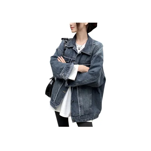 라샤벨 데님 블루 여성 데님 자켓