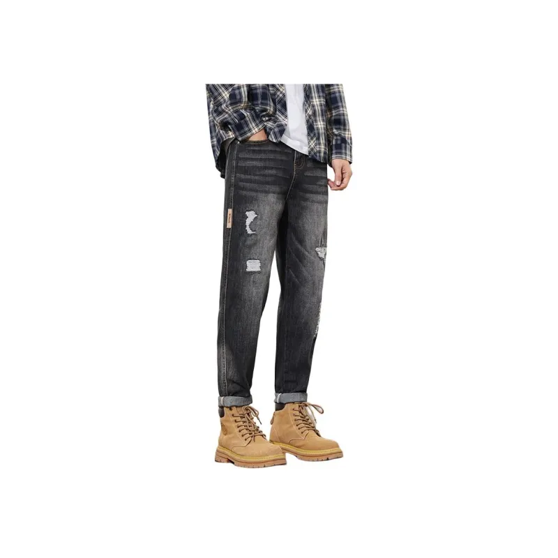 Tonlion Jeans Unisex Smoke Gray-4