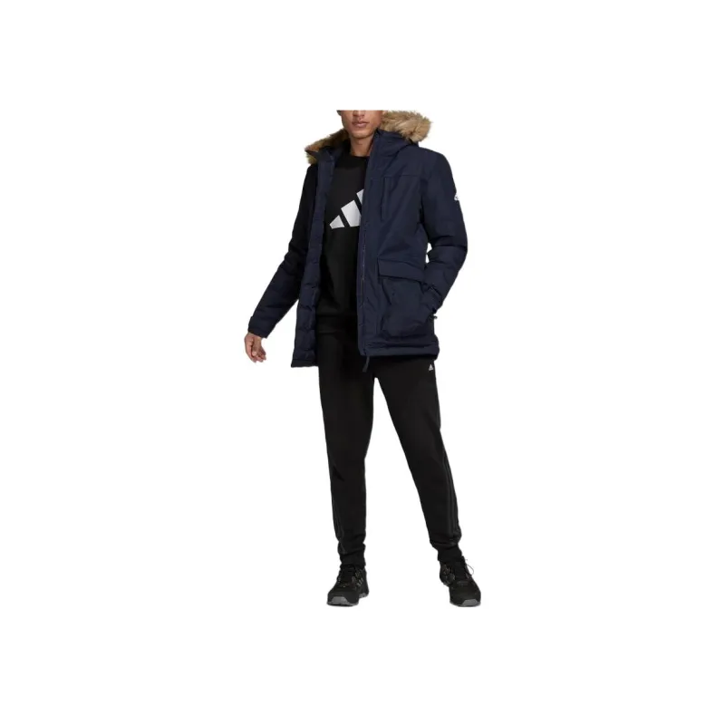 Adidas Puffer Jacket International Version Men's Navy Blue-4