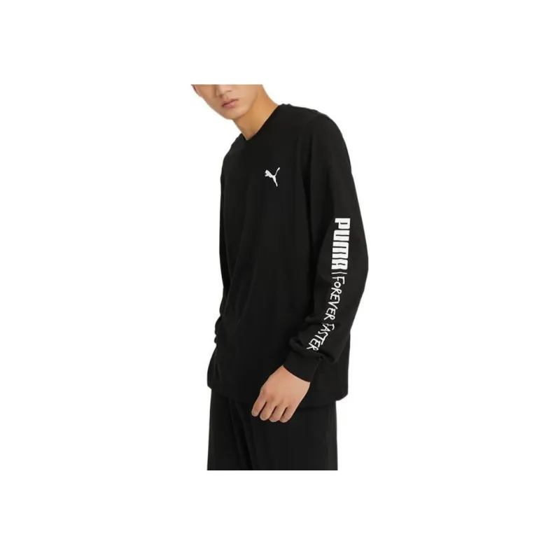 PUMA FW22 Set-in Sleeve T-Shirt Unisex Black-3