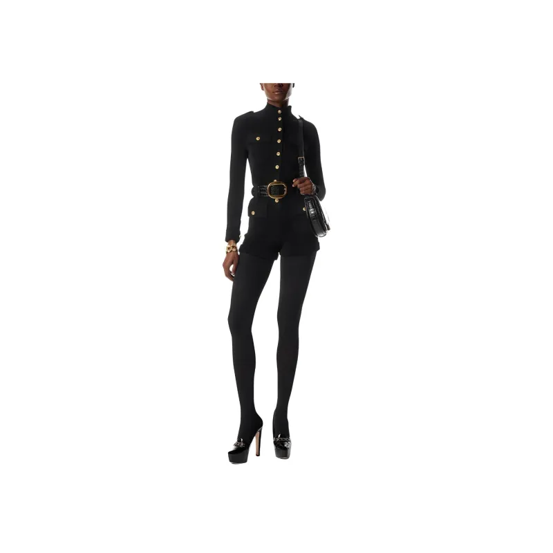 TOM FORD Velvet Playsuit-2