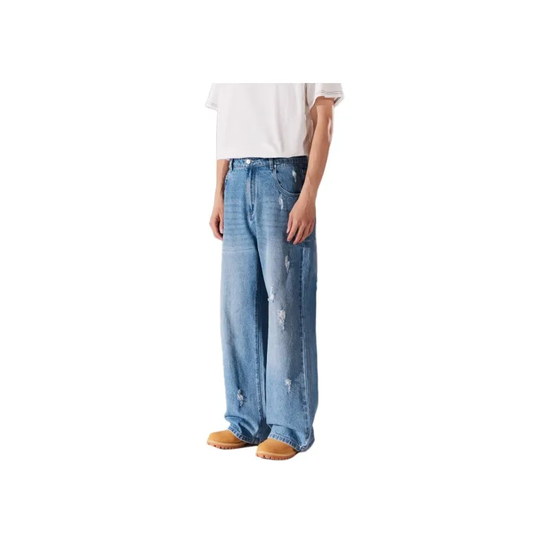 NO ONE ELSE Jeans Unisex Denim Blue-3