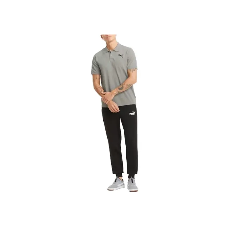 PUMA Essentials Pique Polo Shirt Men's Gray-2