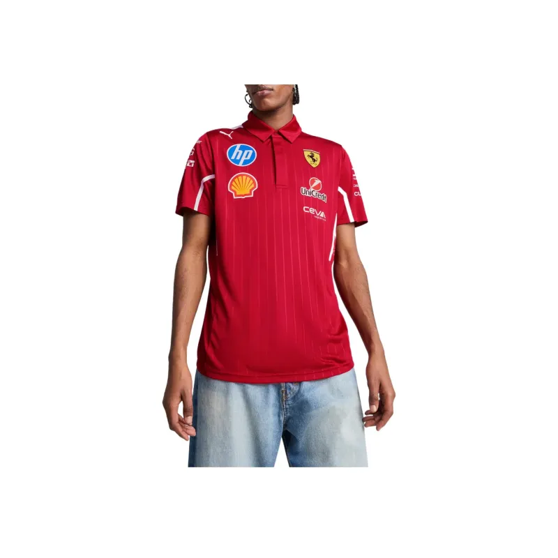 PUMA Scuderia Ferrari Hp 2025 Team Polo-2