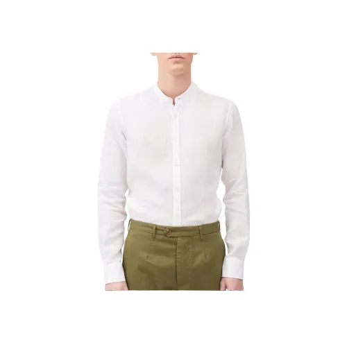XACUS 화이트 남성 셔츠
